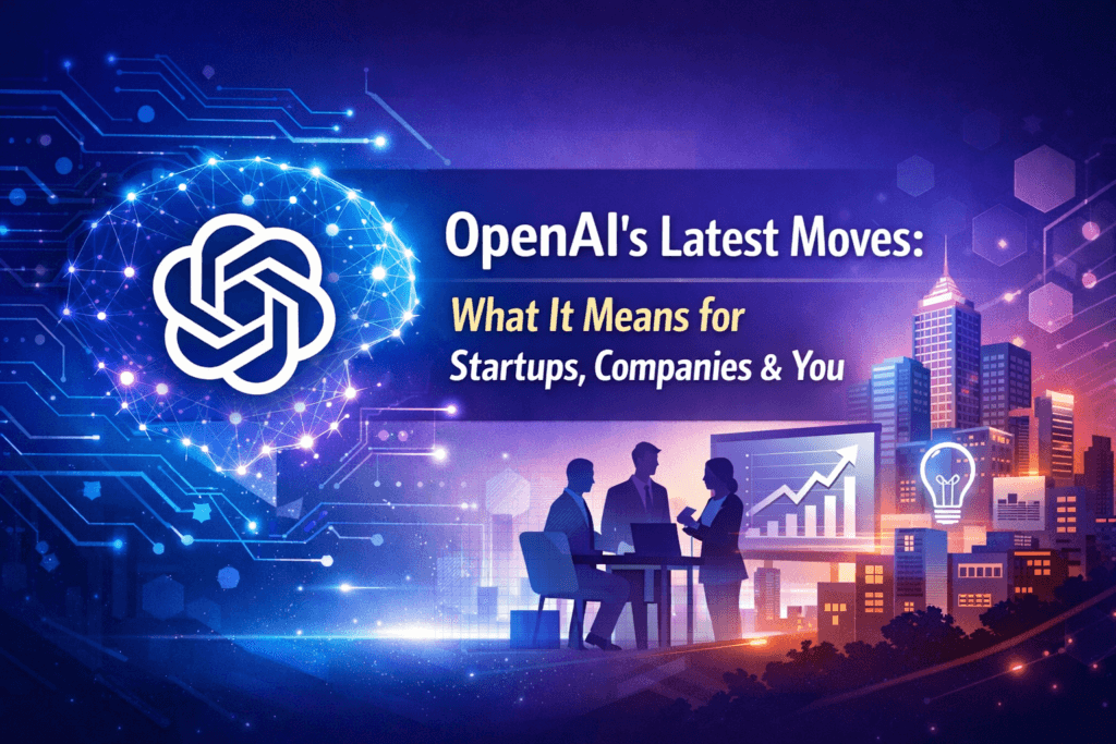Banner showing OpenAI logo and people having a discussion